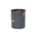 5 Gallon Grey 26 Gauge Metal Open Head Pail w/Red-Brown Lining