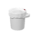 2.5 Gallon White Plastic Screw-Top Pail w/Plastic Handle (New)