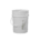 20 Liter Natural Plastic Round Open Head Pail w/Plastic Bail, FDA Approved