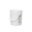 4.13 Gallon White Plastic Round Open Head Pail w/Plastic Bail, FDA Approved