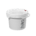 3.5 Gallon White Plastic Screw-Top Pail w/Plastic Handle
