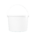 160 oz Natural Plastic Tub w/Plastic Handle & Lid, FDA Approved