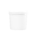 64 oz White Plastic Tub & Lid