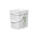 4 Gallon White HDPE EZ-Stor Pail w/Handle