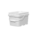 1.3 Gallon White HDPE EZ-Stor Pail w/Handle