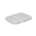 3-4.25 Gallon White HDPE EZ-Stor Hinged Tear-Strip Cover
