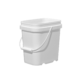 1 Gallon White HDPE EZ-Stor Pail w/Handle