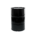 55 Gallon Black w/White Head Tight Head Buff Lined Steel Drum
