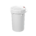 5.5 Gallon White Plastic Screw-Top Pail w/Plastic Handle