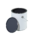 1 Gallon Grey Lined White Coat Tin Can 610x711 w/Ears, No Bail/Plug