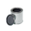 1/2 Pint Grey Lined Tin Can w/No Plug