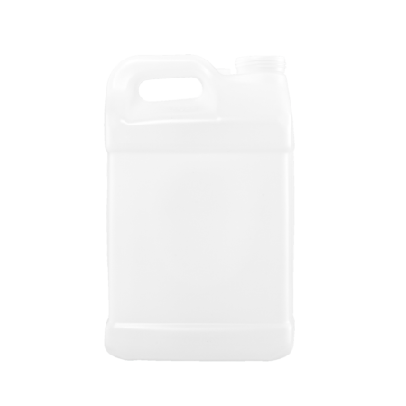10 Liter Natural HDPE F-Style Container, 63mm