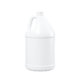 1 Gallon White HDPE Round Handleware Container, 38-400