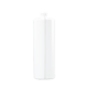 32 oz White HDPE Plastic Cylinder Bottle, 28-410