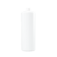 32 oz White HDPE Plastic Cylinder Bottle, 28-410