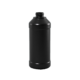 16 oz Brown BARRIER Plastic Modern Round Bottle, 28-400