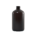 16 oz Brown Plastic Boston Round Bottle, 28-400