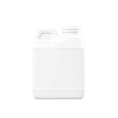 4 oz White HDPE F-Style Container, 24-400