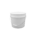3.5 Gallon White Plastic Round Open Head UN Pail w/Metal Bail