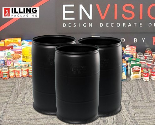 ILLING Packaging’s Donates Drums to Feeding America Eastern Wisconsin