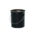 2 Gallon Black 28 Gauge Metal Open Head Pail w/Rust Inhibitor Lining
