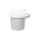 .6 GAL WHITE HDPE OH SCREW TOP PAIL