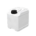 5 Liter White Plastic UN Square Tight Head EZ-Pour Pail w/50mm Opening