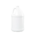 1 Gallon White-White HDPE Round Handleware Container, 38-400