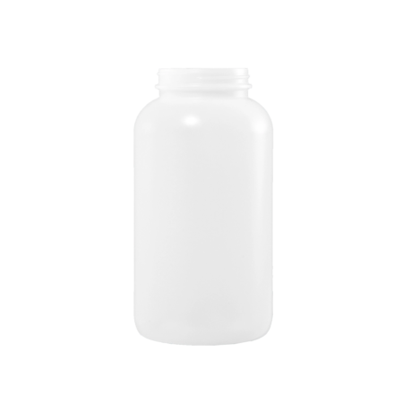 960 cc Natural HDPE Plastic Wide Mouth Packer Bottle, 63-400 Neck
