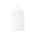 8 oz White HDPE Plastic Straight Sided Oval Bottle, 24-410 Neck