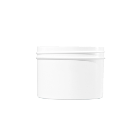 8 oz White PP Plastic Facial Jar, 89-400