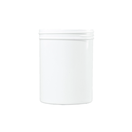 8 oz White PP Plastic Facial Jar, 70-400